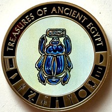 COOK ISLANDS 1 DOLLAR 2013 THE TREASURES OF ANCIENT EGYPT The Scarab Beetle