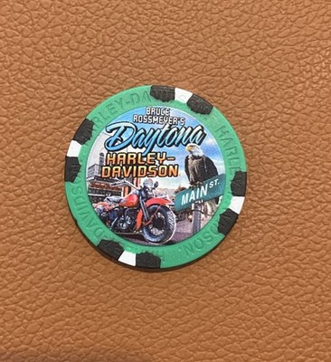 1. Orig. Harley-Davidson Pokerchip Daytona Beach Florida USA  