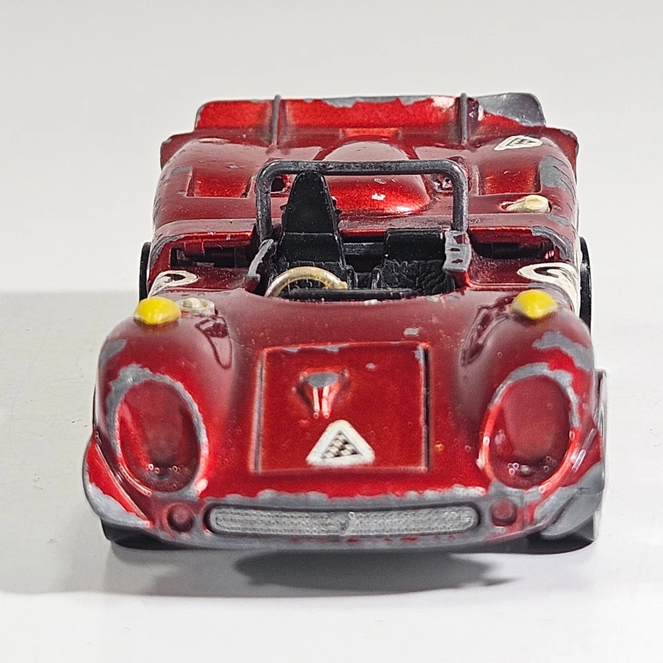 Hot Wheels Mebetoys 1/43 Alfa Romeo 33-3 Red Color Diecast Model Car Unboxed. - Image 2 of 4