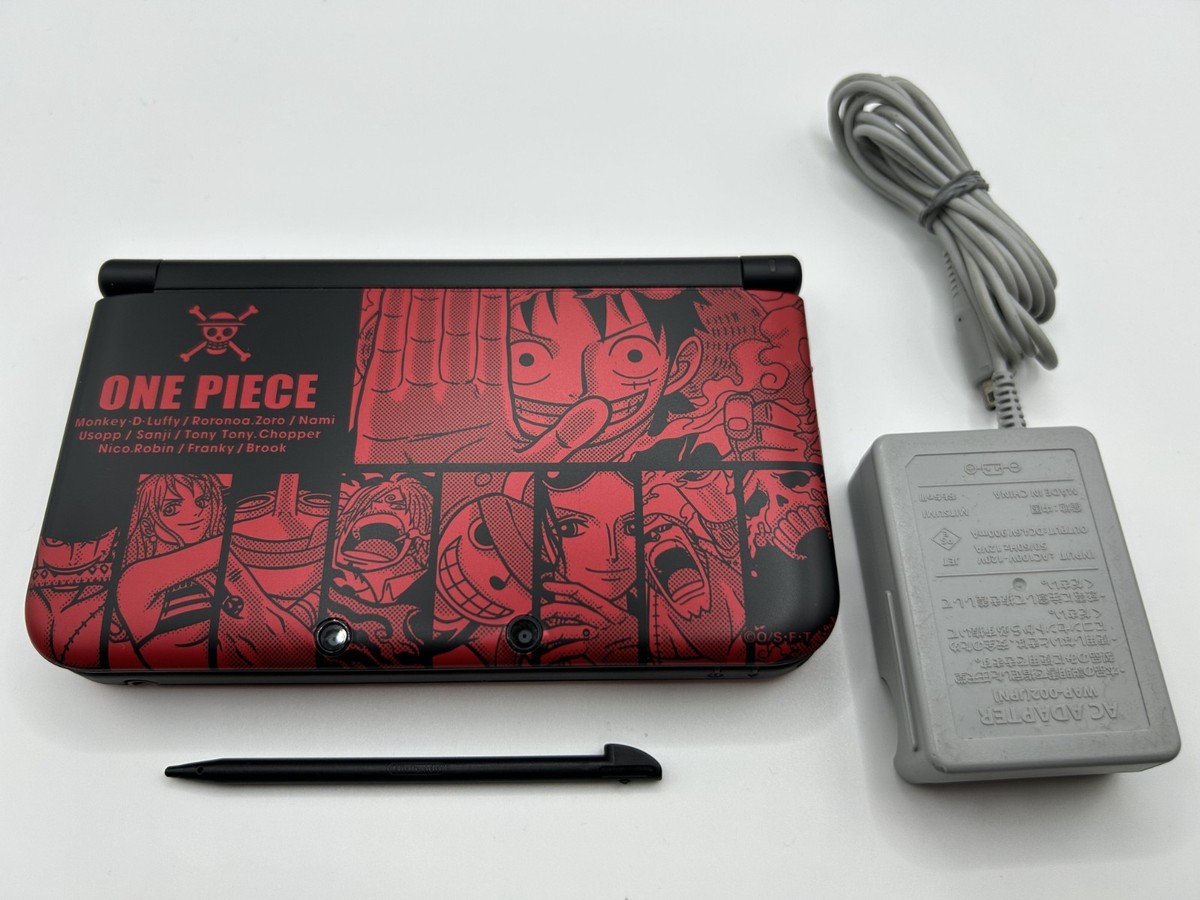 Nintendo 3DS LL XL One Piece Unlimited World R Luffy Red Console