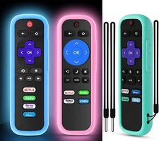 3 Pack Remote Cover for Roku, the Remote Case Compatible with Roku Voice Remote 