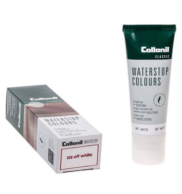 Collonil Waterstop Farben Farbpflege für Glattleder 026 Off White 75ml