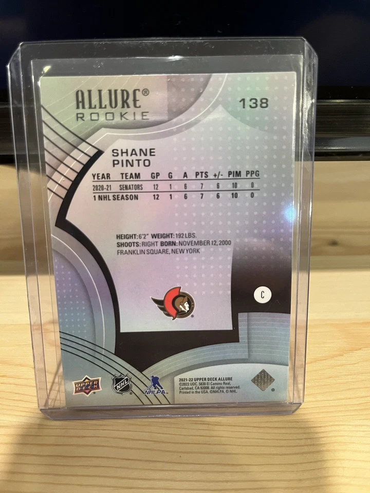 2021-22 Allure Shane Pinto Rookie - Image 2 of 2