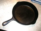 Antique Griswold #9 Large Logo Cast Iron Skillet