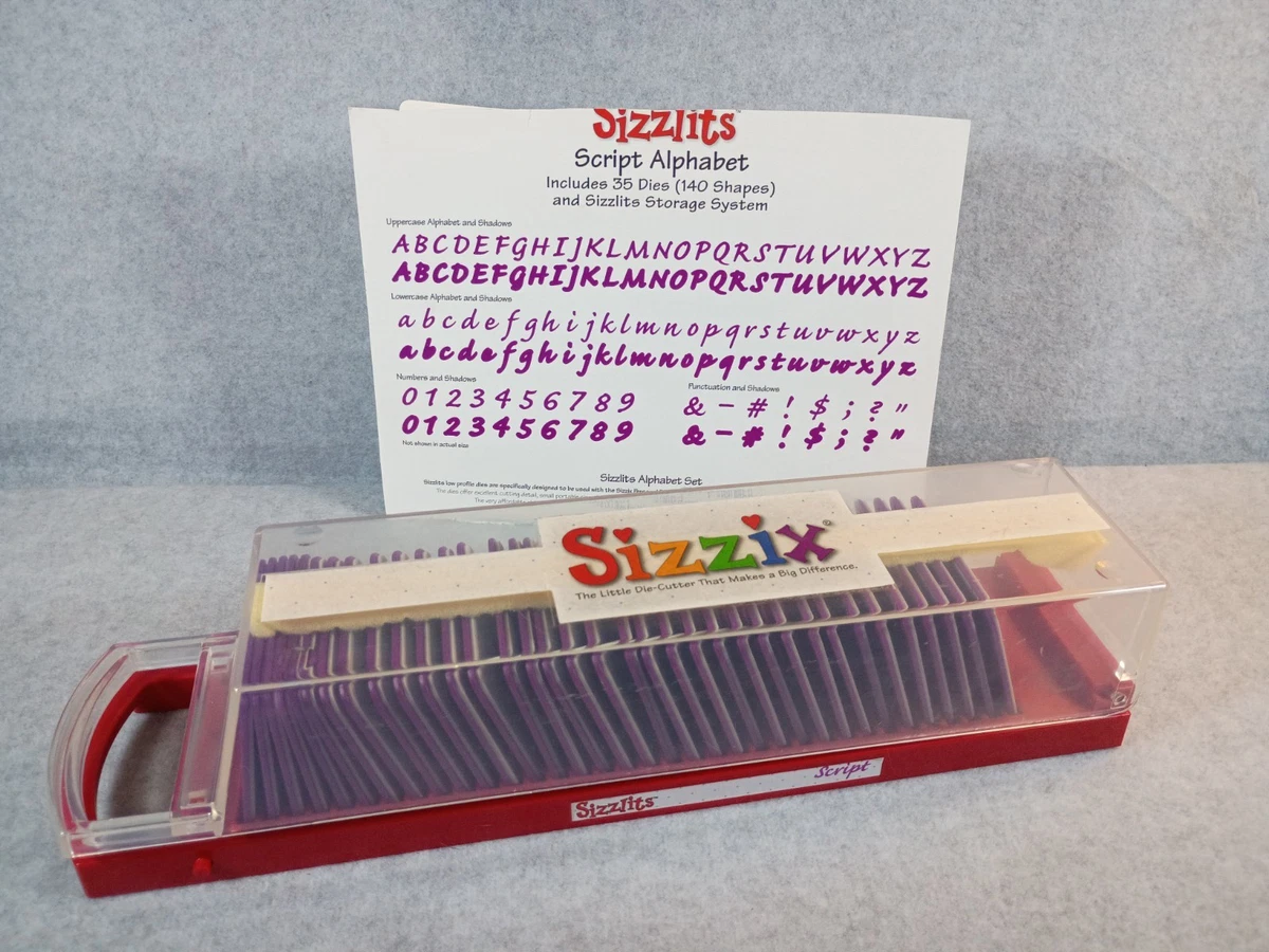 Sizzix Alphabet for sale - eBay