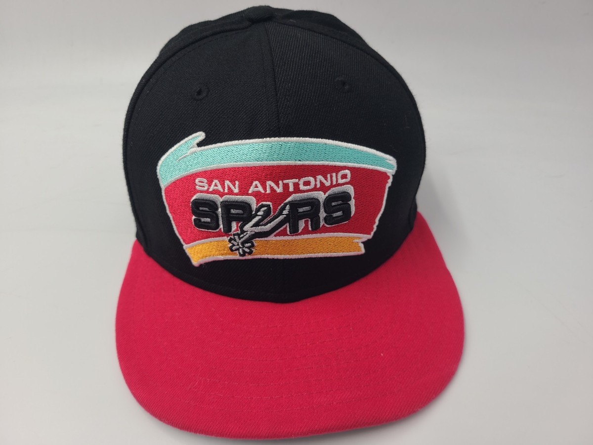 San Antonio Spurs New Era 59Fifty Fitted 1/4 Hat Cap Wool Blend