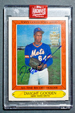 2023 Topps Archives Signature Series DWIGHT GOODEN Auto 1/1 1985 Topps Mets