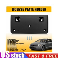 Vw1068107 Front Bumper License Plate Frame Bracket Holder For 2015-2018 Vw Jetta
