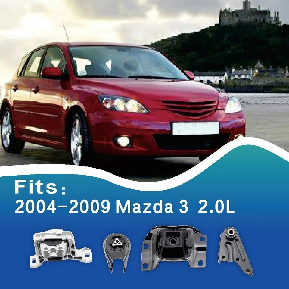 Atualize seu Mazda 3 2004-2009 com nosso kit de montagem de motor e transmissão conjunto de 4 - Imagem 4 de 4