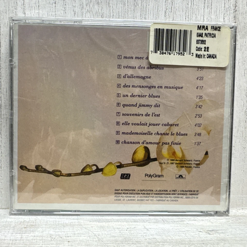 ПАТРИЦИЯ КААС - MADEMOISELLE CHANTE (блюз/шансон) компакт-диск запечатанный - Изображение 2 из 2