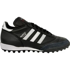 Adidas Mundial Team Turf Soccer Shoes Men Women Black Leather Size 7-11.5 NEW