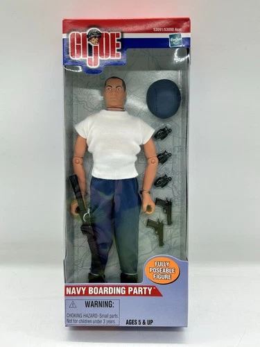 Hasbro G.I. Joe Navy Boarding Party 12" Action Figure 2001 New