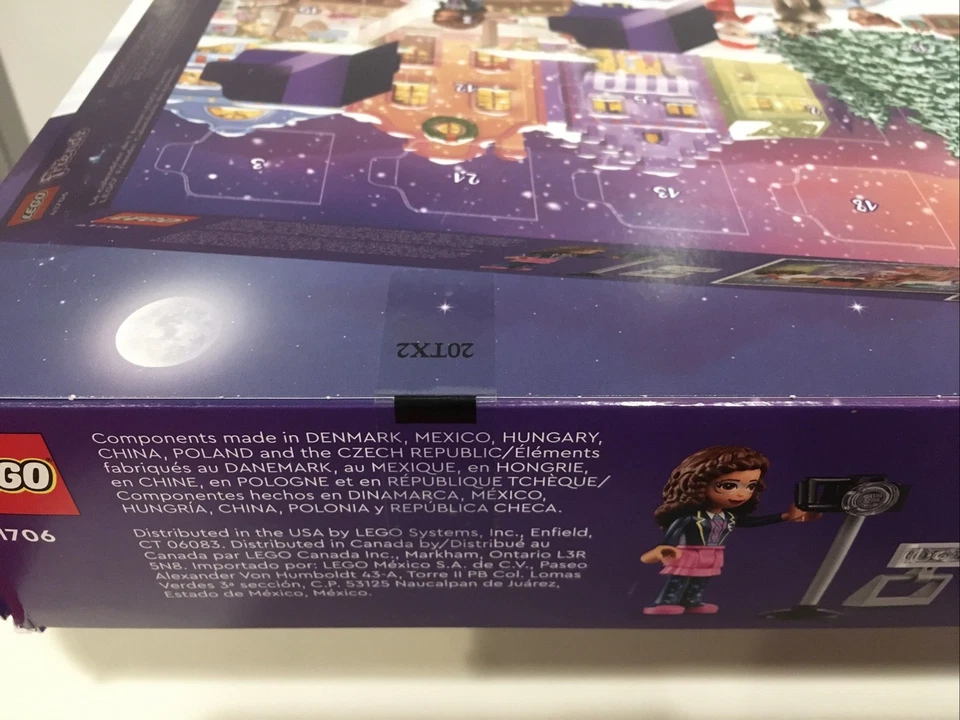 LEGO 41690 Friends Christmas Holiday Advent Calendar 312 Piece Set  NEW IN BOX - Image 3 of 3