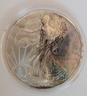 1997 American Eagle Silver Dollar with Toning - 99.9% silver