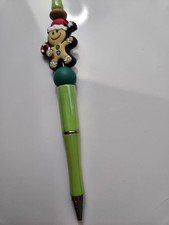 Custom beautiful Beaded Cute Christmas pen with Refills 