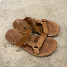 Teva Sandals Womens 7 Original Universal Strappy Brown Leather Casual 1011501