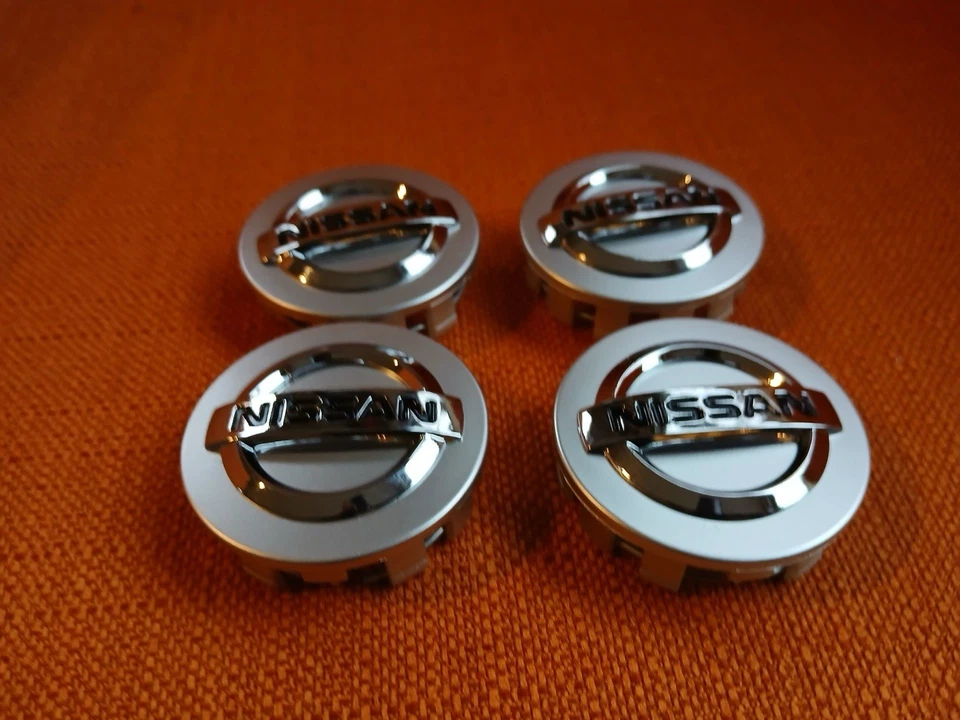 Set of 4 Silver Nissan Wheel Center Cap 54mm for Altima Maxima Murano 40343AU51A - Image 2 of 4