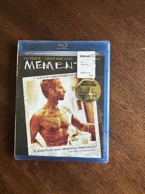 Memento 2000 Blu-ray 2001 10th Anniversary Special Movie Chris Nolan New Sealed