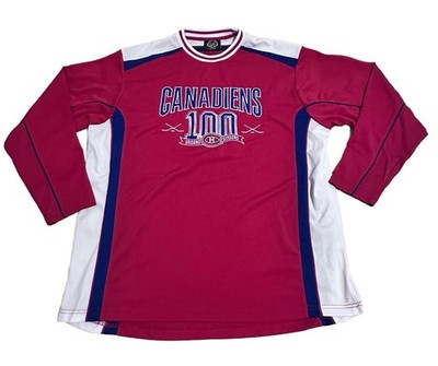 RARE Montreal Canadiens 100 Seasons Centennial Jersey Shirt NHL Habs XL Hockey