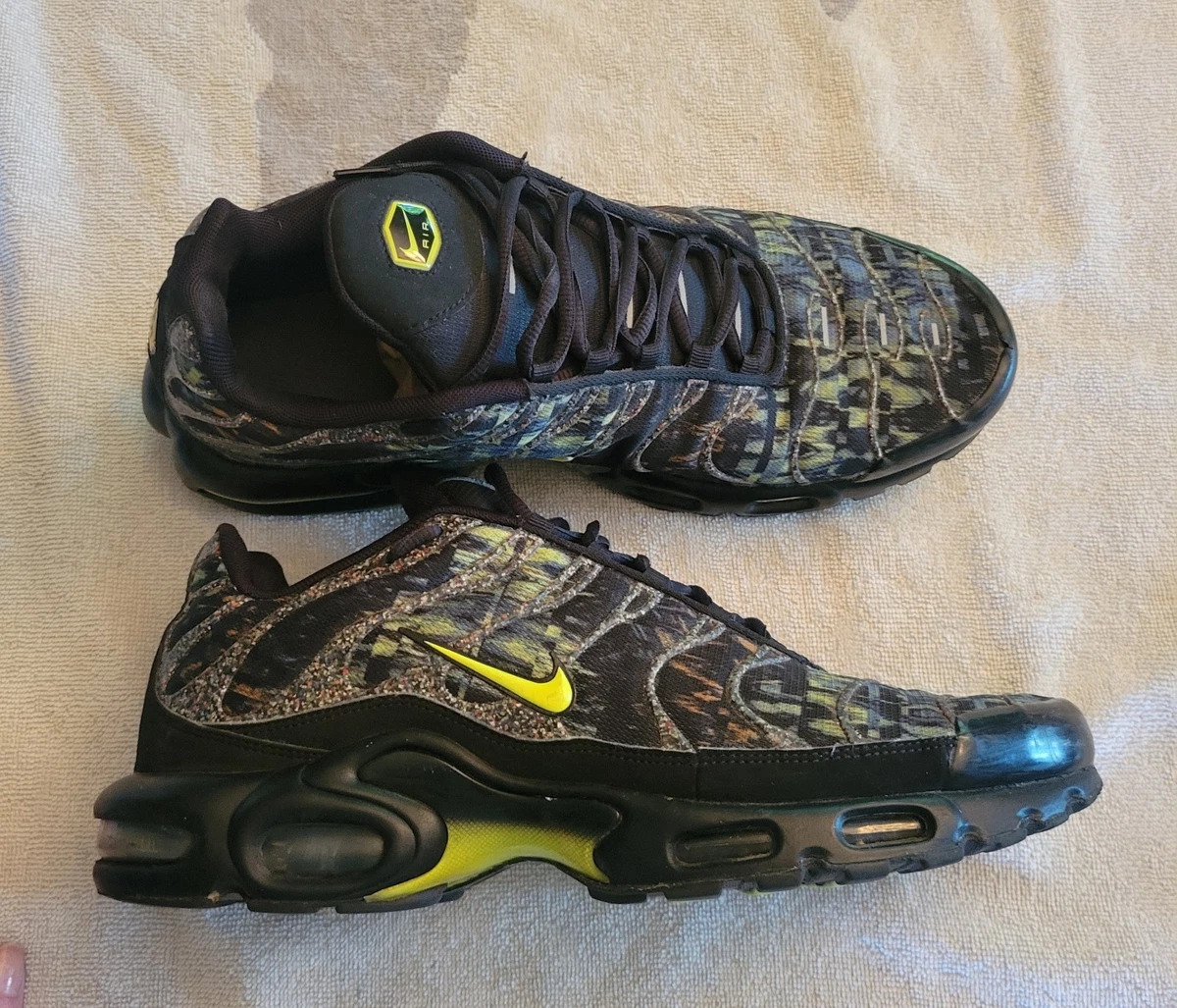 Nike Air Max Plus Sustainable - Black Volt for Sale | Authenticity