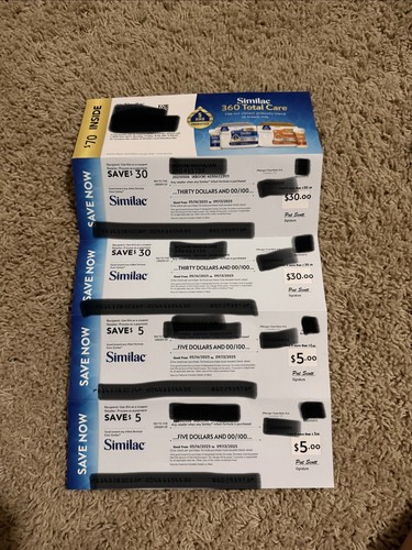 Similac Coupons Checks $70 Total Expired 09/13/2025 | eBay