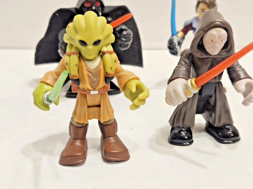 Lote de 10 figuras Hasbro Star Wars Galactic Heroes Playskool Foto 2 de 4