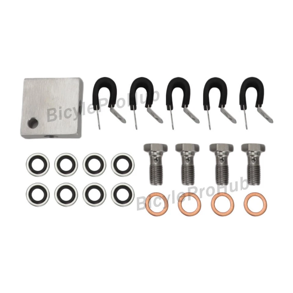 Manguera de freno delantera trenzada para Arctic Cat 400 450 500 550 650 700 1000 XT TRV Foto 4 de 4