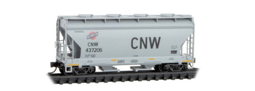Tolva cubierta Micro-Trains MTL escala N 2 bahías ACF Union Pacific #437206 | Zustand: New