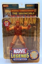 2002 Marvel Legends Iron Man Series 1 - 6  Action Figure ToyBiz NEW SEALED