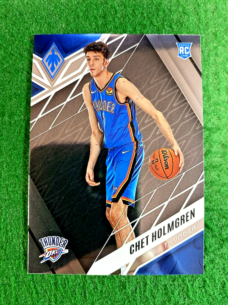 スポーツ選手 Chet Holmgren /25 RC AUTO 2022-23 Panini Phoenix #552 RC Chet Holmgren Oklahoma City Thunder