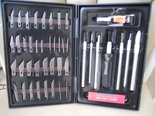 PRECISION HOBBY KNIFE SET KIT EXACTO KNIVES BLADES CRAFT RAZOR SCRAPBOOKING