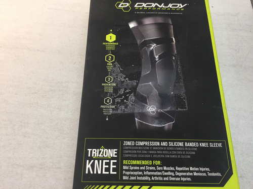 DJO - DonJoy TRIZONE Knee Brace - Size Small - Right - BLACK