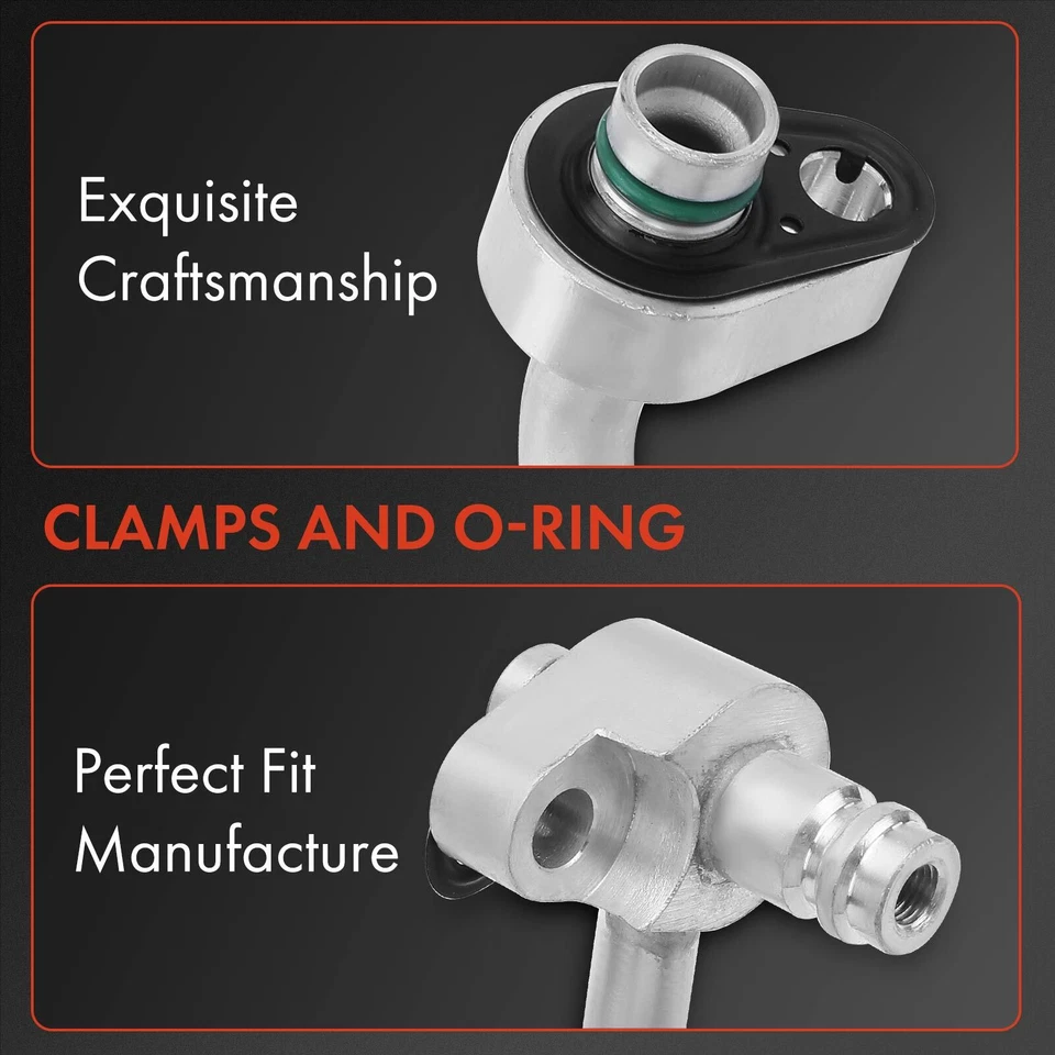 2 линии разгрузки и всасывания хладагента кондиционера для Chrysler Sebring Dodge 2009-2010 - Изображение 3 из 4