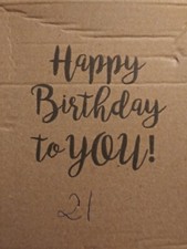 21st Birthday has a Tiara and a Gold Sash that says I'm 21 Bitches