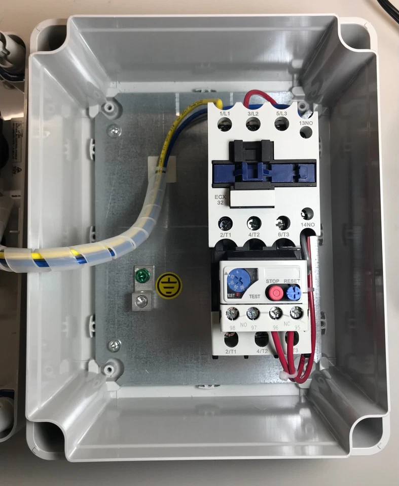 EEC TECX32-230V-32A-SS 10 HP 3-Phase 230V Magnetic Motor Starter Nema 4X UL508A - Image 3 of 4