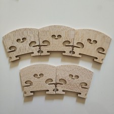 5x 4/4 Violin European Wood Maple Bridge String Accessory Violin Parts Fitting