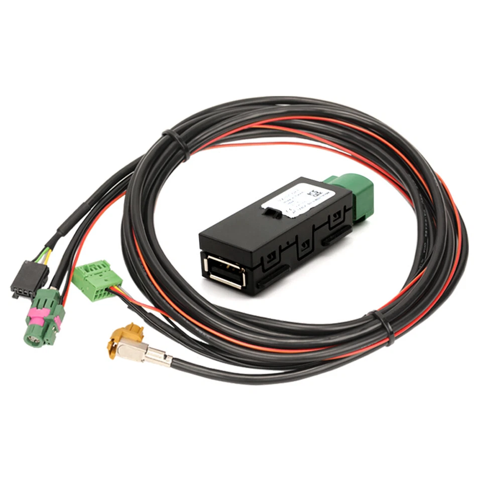 MIB2 USB Carplay Media Switch Harness Set for VW Passat B8 Caddy Tiguan Golf 7 - Image 4 of 4
