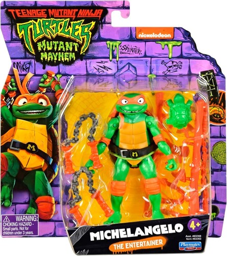 PLAYMATES TEENAGE MUTANT NINJA TURTLES MUTANT MAYHEM MOVIE BASIC FIGURES 4.5" - Picture 8 of 34