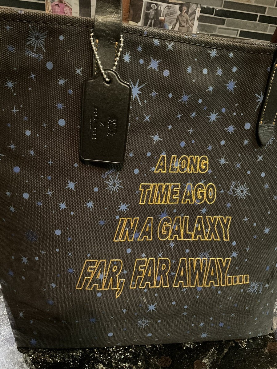 Coach X Star Wars Galaxy Starry Scroll Canvas Tote Bag 88038 | eBay