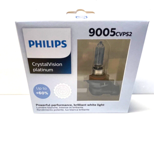 4x-PHILIPS Crystal Vision Platinum H11 & 9005 COMBO kit 55/65W Lamp bulbs NEW!! - Picture 3 of 4
