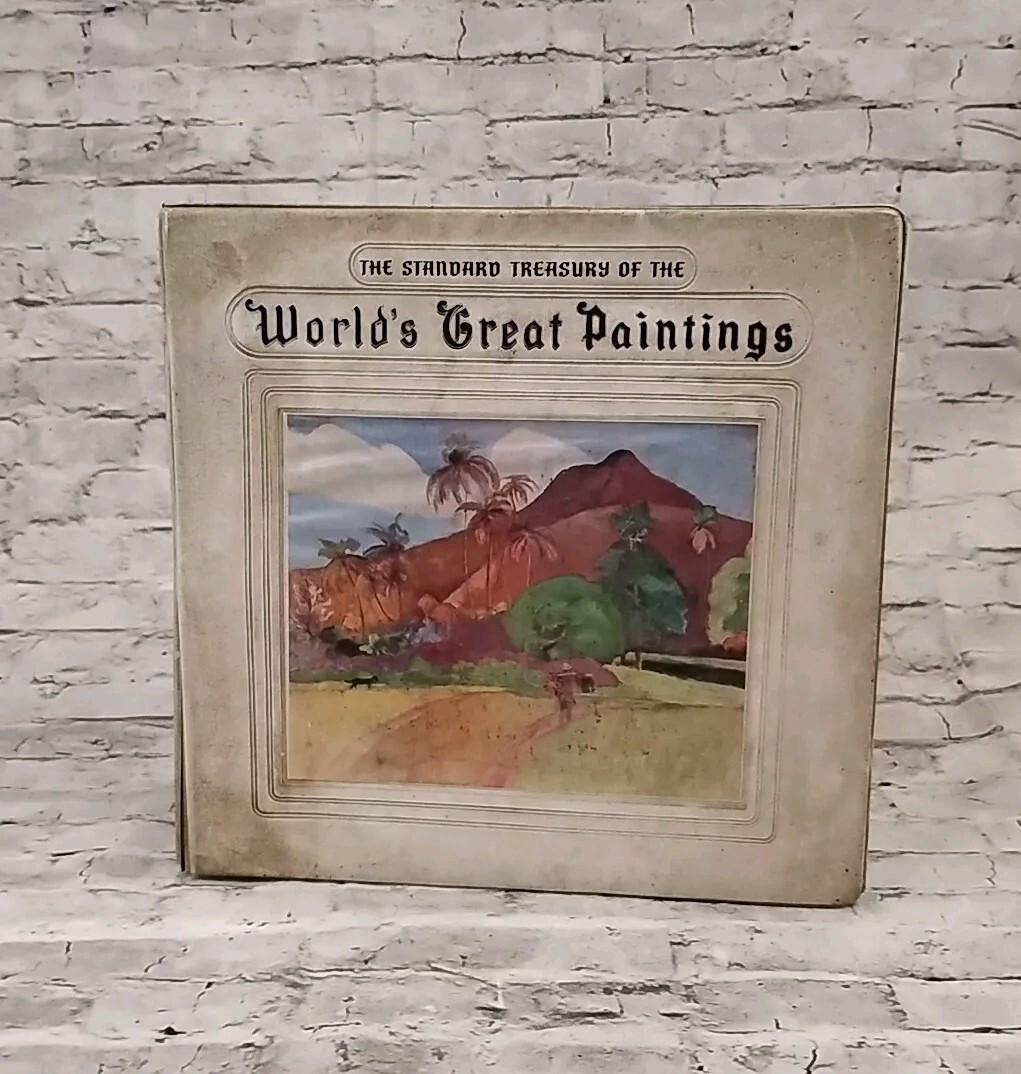 Vintage Large Book: The Standard Treasury of the WORLD'S GREATEST PAINTINGS 1960