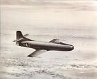 Vintage Bookplate Art Print Douglas D-558-1 Skystreak Aircraft Inflight