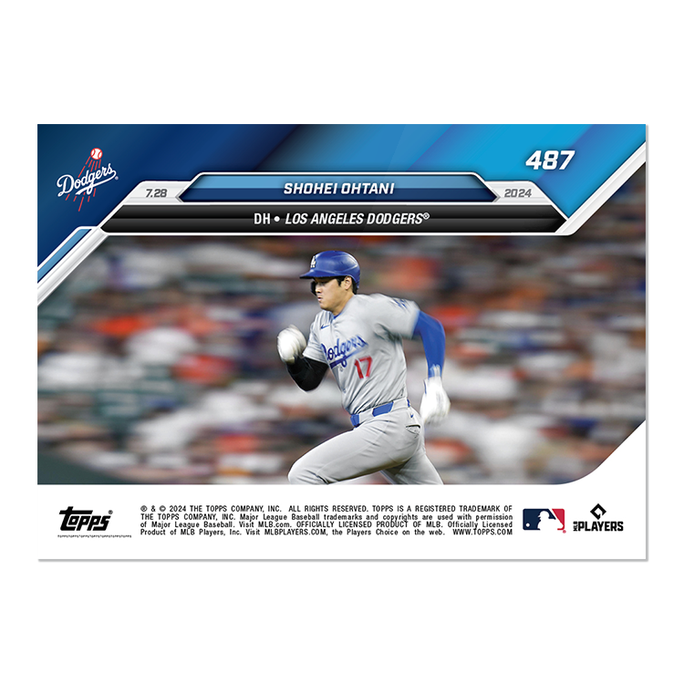 2024 MLB Topps NOW 487 SHOHEI OHTANI LSO AMGELES DODGERS | eBay