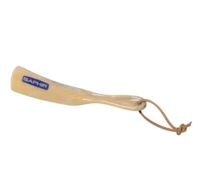 Saphir Beaute Du Cuir 17,5 cm Schuhlöffel mit Lederriemen