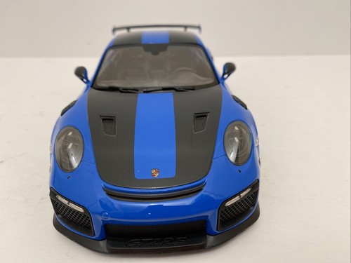 Faszination 1 of 111 Porsche 911 GT2 RS Weissach 1:18 Minichamps Blue MIB - Picture 9 of 16