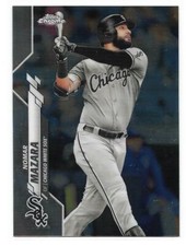 TOPPS CHROME 2020 NOMAR MAZARA #109 WHITE SOX BASE CHROME REFRACTOR MINT CONDITI
