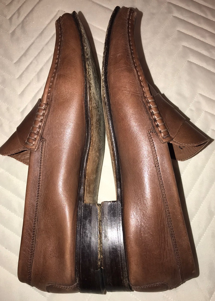 Campanile Men’s Size 8 Burgundy Red Suede Penny Loafers Made in Italy Box Burgundy Suede Boys Penny Loafers main image 2