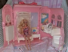 BARBIE BED AND BATH CASE 1998 VINTAGE MATTEL 90s HOUSE BATHROOM BED BRIEFCASE