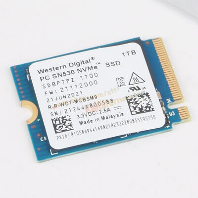 内蔵型SSD WESTERN DIGITAL M.2 NVMe SSD 1TB WD SN530 1tb/512g NVMe SSD M.2 2230 For Microsoft Surface Pro X | eBay