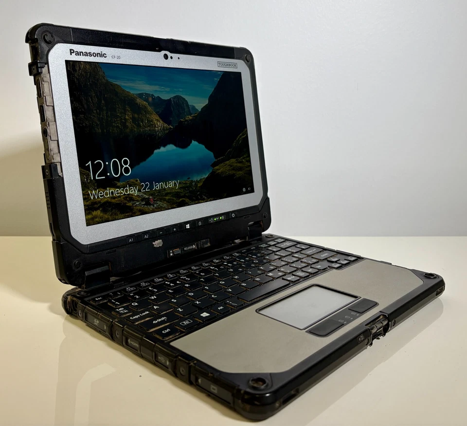 Panasonic Toughbook CF-20 Rugged Laptop Tablet Win 10 Pro & Keyboard Up To 2 Tb - Image 2 of 4